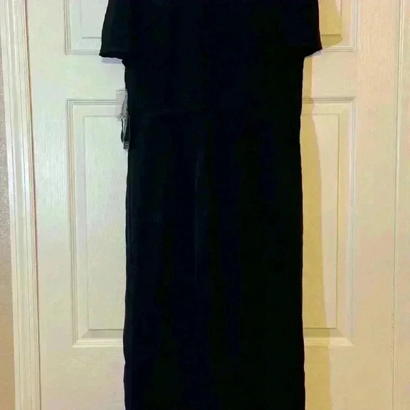 Ieena by MAC DUGGAL Rhinestone Neckline Column Dress NWT Size 10 - Picture 6 of 7